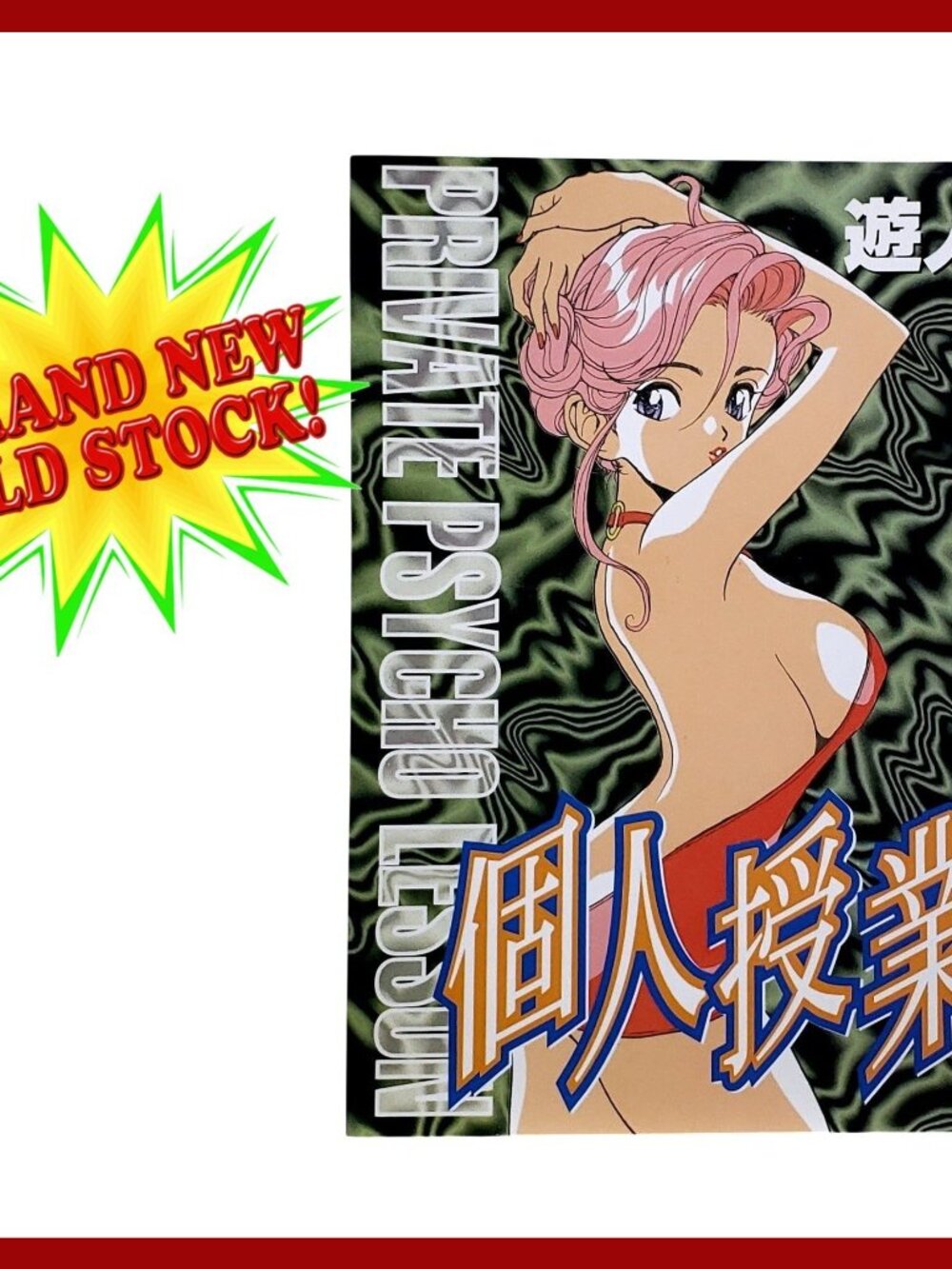 U-Jin Private Psycho Lesson Vol 1 Japanese Manga Book Brand New Old Stock BNWT
